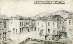 October 21, 1879 A Street in St. Pierre Atlantic Cable Website AC-01 October 21, 1879 A Street in St. Pierre Atlantic Cable Website AC-01