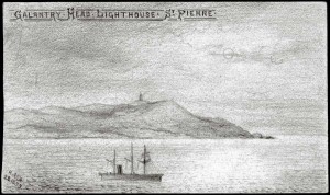 October 28, 1879 Galantry Head Lighthouse, St. Pierre Library and Archives Canada - Henry Ash Fonds: e04414122 October 28, 1879 Galantry Head Lighthouse, St. Pierre Library and Archives Canada - Henry Ash Fonds: e04414122