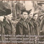 volontaires spm et Général de Gaulle à Londres
